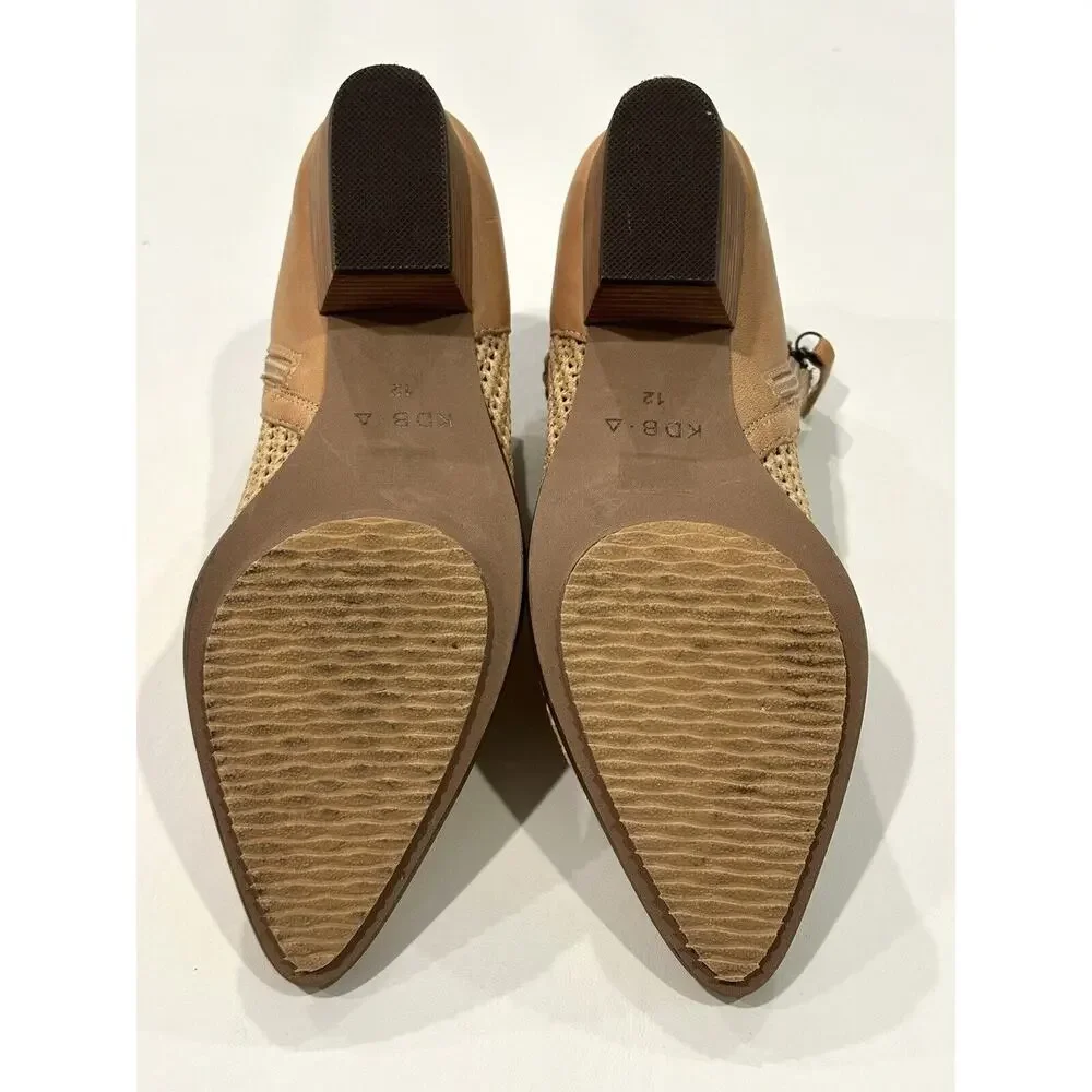 Anthropologie Kelsi Dagger Brooklyn TOAST NEUTRAL Women's 12 Ego Ankle Boot $219 - Picture 10 of 13